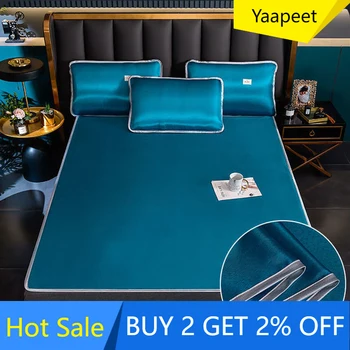 Yaapeet Lete ľad hodváb matrac jednoduché dvojité spací mat v pohode útulný 90/120/150/180 cm kráľ luxusná manželská posteľ ochranu podložky