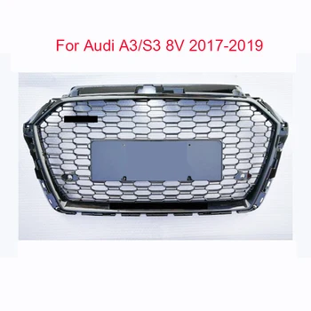 Prednej maske zmena RS Style Mriežka Pre Audi A3/S3/8V 2017 2018 2019 Bez Znak Auto Príslušenstvo