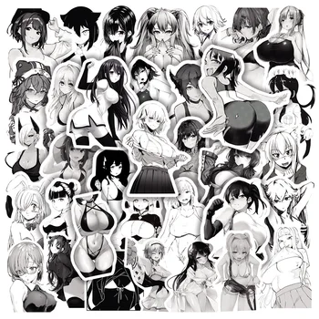 10/30/50/100ks Personalizované Anime Sexy Dievča Nálepky Notebook Gitara Batožiny, Skateboard, Bicykel, Vodeodolný, Auto Nálepky Hračka Darček