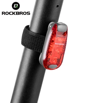 ROCKBROS Bicykel zadné Svetlo Mini MTB, Road Bike Svetlo Výstražné Prilba Svetlo Zadné Vrecko ľahké Prenosné Beží Ľahké Cyklistické Doplnky