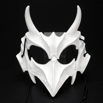 Anime Dragon Boh Kostra Polovicu Tváre Masku Cosplay Zvieracie Masky Unisex Halloween Ples, Karneval, Party Rekvizity