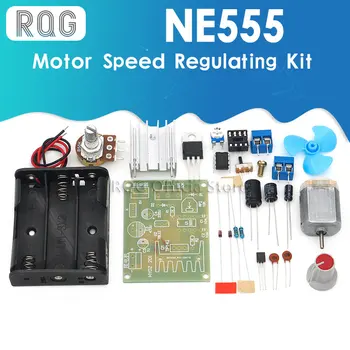 NE555 Rýchlosti Motora Nariadenia Auta Maker DIY Výučby Elektronické Technológie Výroby Test Montáž Výcvik Zvárania
