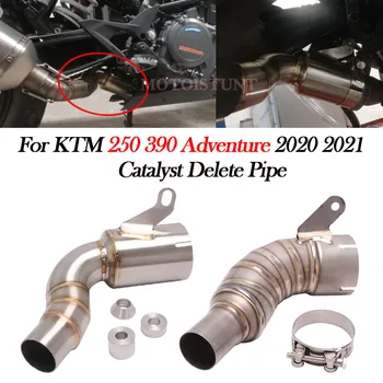 Slip-On Výfukových Kvapiek Enhanced Pre KTM 250 390 Dobrodružstvo Husqvarna 401 2020 2021 Uniknúť Moto Polovice Vymazať Katalyticky Prepojenie Potrubia